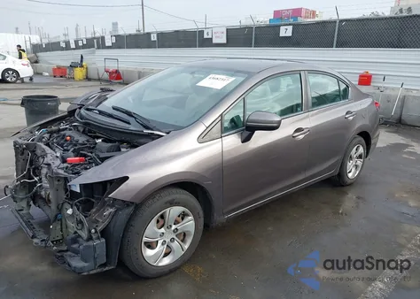 2014 Honda Civic Lx z USA, uszkodzony, nr VIN 19XFB2F58EE238633